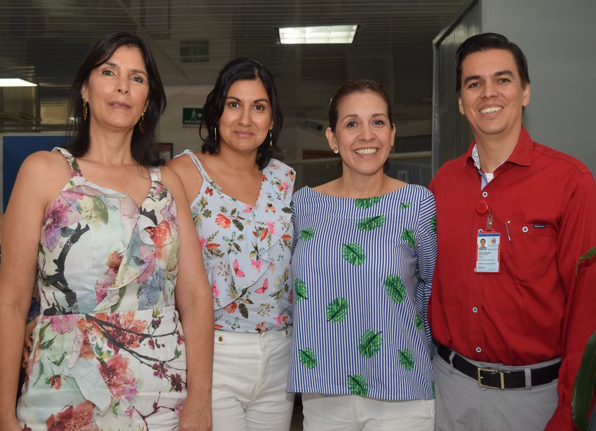 Cecilia Quimbayo Carvajal, Lina Marcela Ramírez Chantry, Viviana Hernández, Yesith Alexander García.